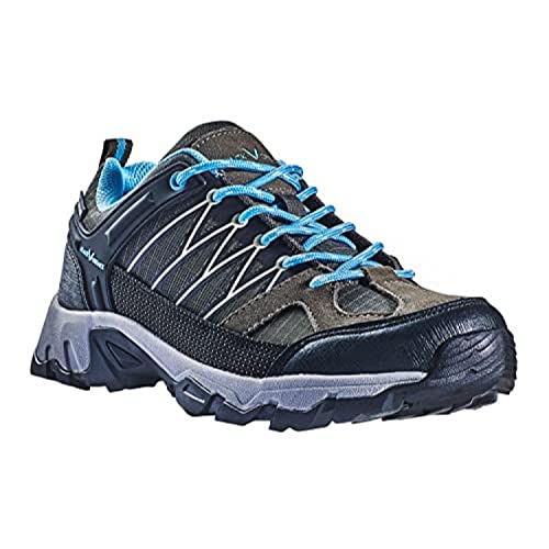 Black Crevice Damen Trekkingschuhe, Wasserdicht, Low, grau/blau, 36 von Black Crevice