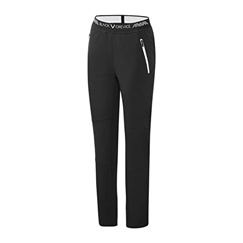 Black Crevice Damen dünne atmungsaktive Outdoor Hose, schwarz, 36 von Black Crevice