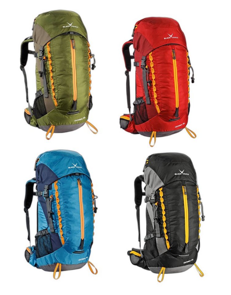 Black Crevice Freizeitrucksack Black Crevice Erwachsene Rucksack schwarz 32x20x70cm 60L Farbe: grün von Black Crevice