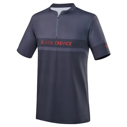 Black Crevice Herren Fahrrad Shirt, Anthracite/Grey, S von Black Crevice