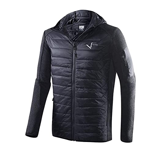 Black Crevice Herren Hybridjacke, schwarz, S von Black Crevice