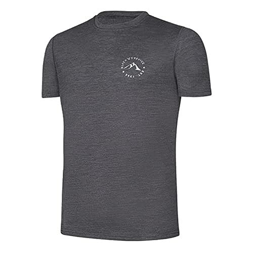 Black Crevice Herren Merino T-Shirt,anthrazit, M Black Crevice Herren Merino T-Shirt,anthrazit, M von Black Crevice