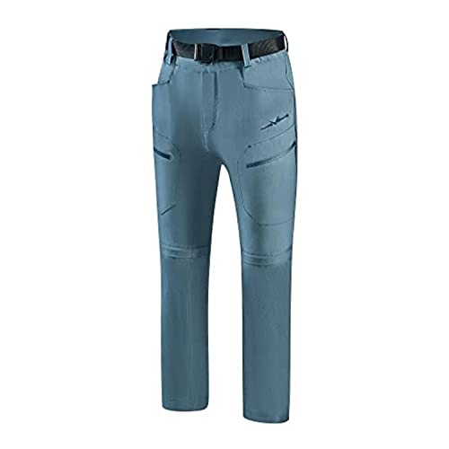 Black Crevice Herren Zip Off Leg Trekkinghose, Blue Mirage/Steel Blue, XL von Black Crevice