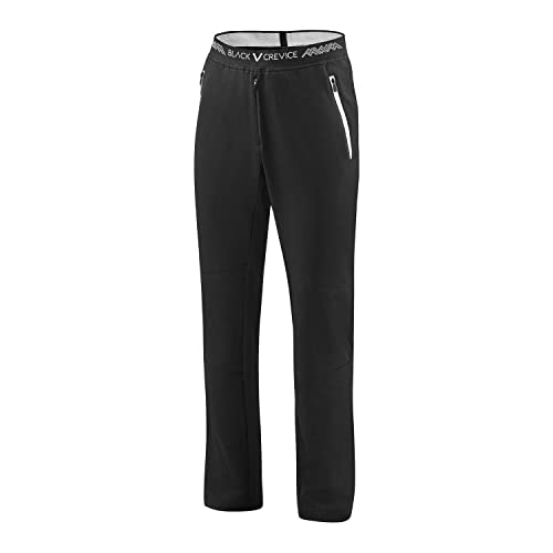 Black Crevice Herren dünne atmungsaktive Outdoor Hose, schwarz, 3XL von Black Crevice