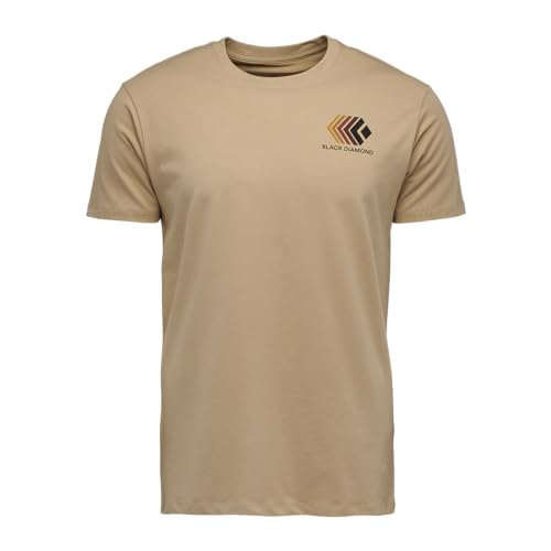 Black Diamond Herren-T-Shirt, kurzärmelig, Khaki, XL von Black Diamond