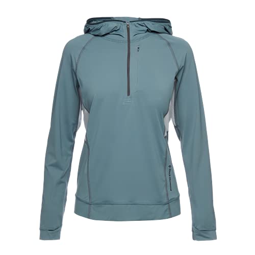 Black Diamond Damen Alpenglow Pro Hoodie, Storm Blue, XS von Black Diamond