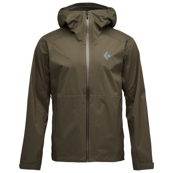 Black Diamond - Fineline Stretch Shell - Regenjacke Gr XL braun von Black Diamond