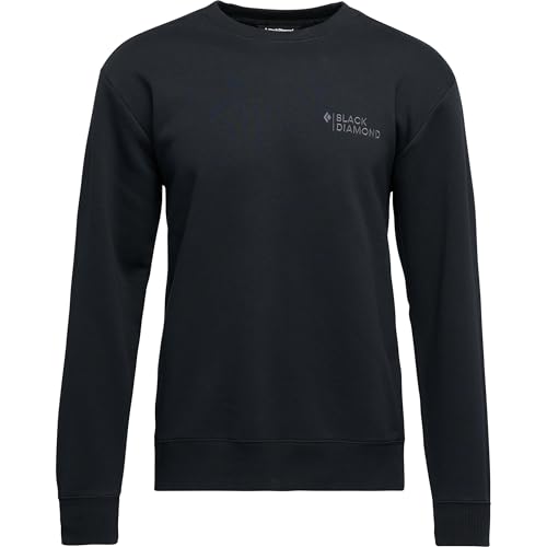 Black Diamond Herren Mini Stacked Crewneck Pullover, Black, S Black Diamond Herren Mini Stacked Crewneck Pullover, Black, S von Black Diamond