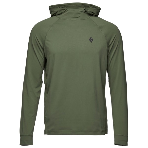 Black Diamond - L/S Alpenglow Hoody - Longsleeve Gr M oliv von Black Diamond