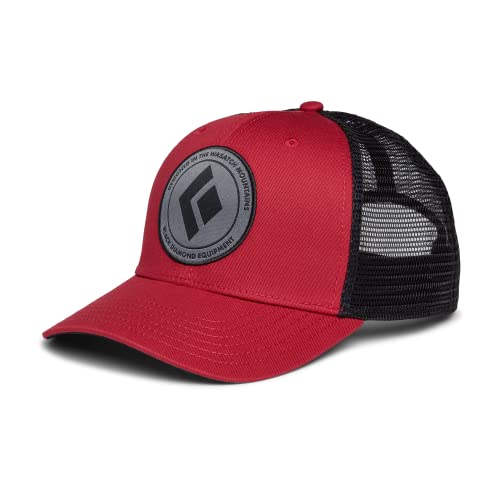 Black Diamond M Bd Trucker Hat Rot-Schwarz - Klassische vielseitige Herren Trucker Cap, Größe One Size - Farbe Red Rock von Black Diamond