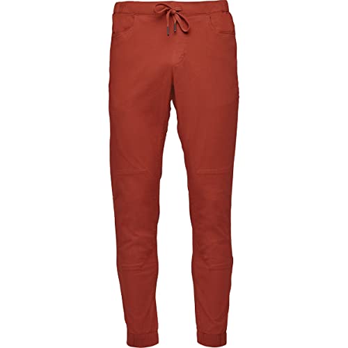 Black Diamond M Notion Pants Rot - Bequeme leichte Herren Baumwoll Kletterhose, Größe XL - Farbe Burnt Sienna, (AP7500606044XLG1) von Black Diamond