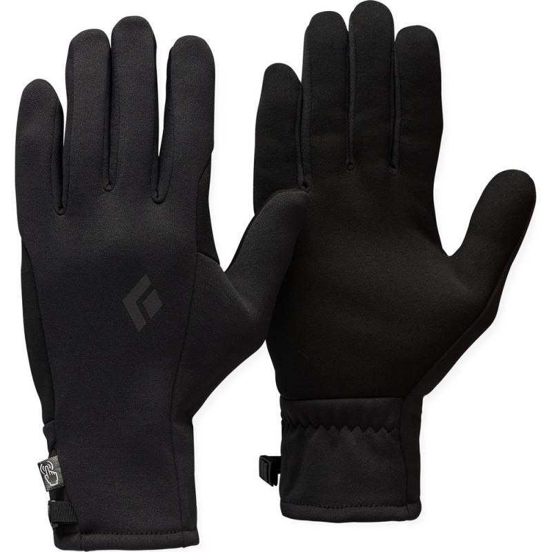 Black Diamond Midweight Screentap Liners black SMALL von Black Diamond