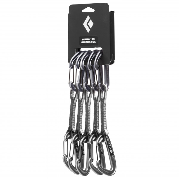 Black Diamond - Miniwire Quickpack - Express-Set Gr 12 cm light gray Black Diamond - Miniwire Quickpack - Express-Set Gr 12 cm light gray von Black Diamond