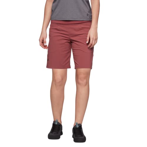 Black Diamond W Technician Shorts Rot - Leichte strapazierfähige Damen Klettershorts, Größe S - Farbe Cherrywood von Black Diamond