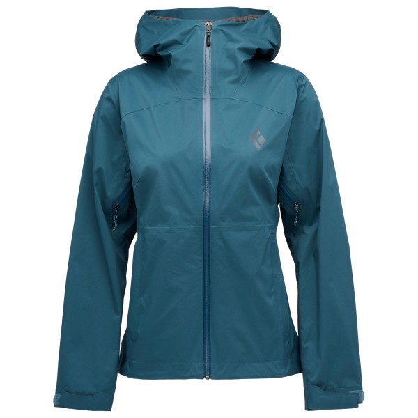 Black Diamond - Women's Fineline Stretch Shell - Regenjacke Gr L blau von Black Diamond