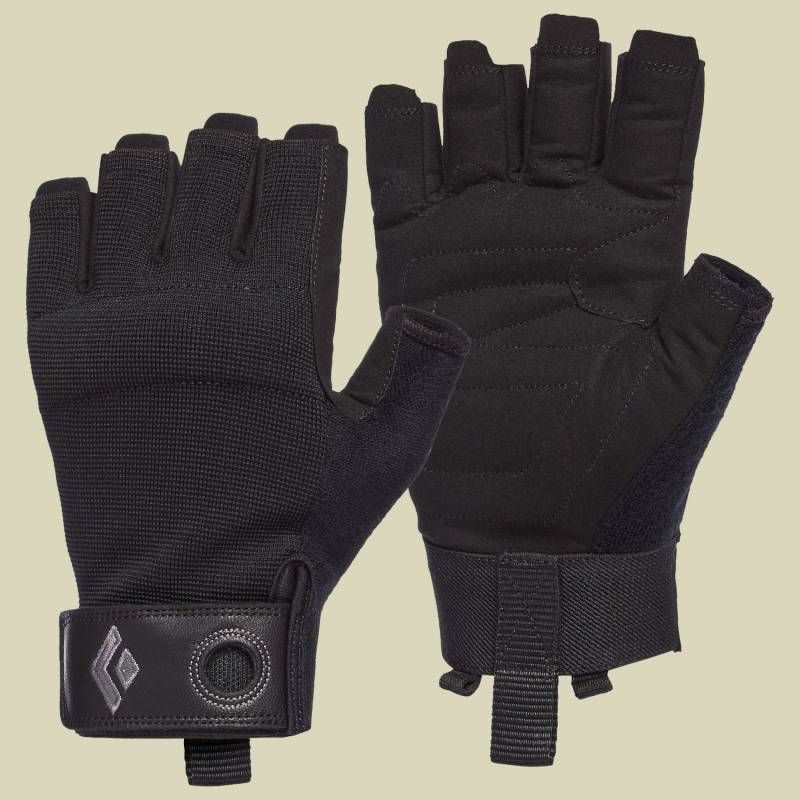 Crag Half-Finger Gloves Men Größe XL Farbe black von Black Diamond