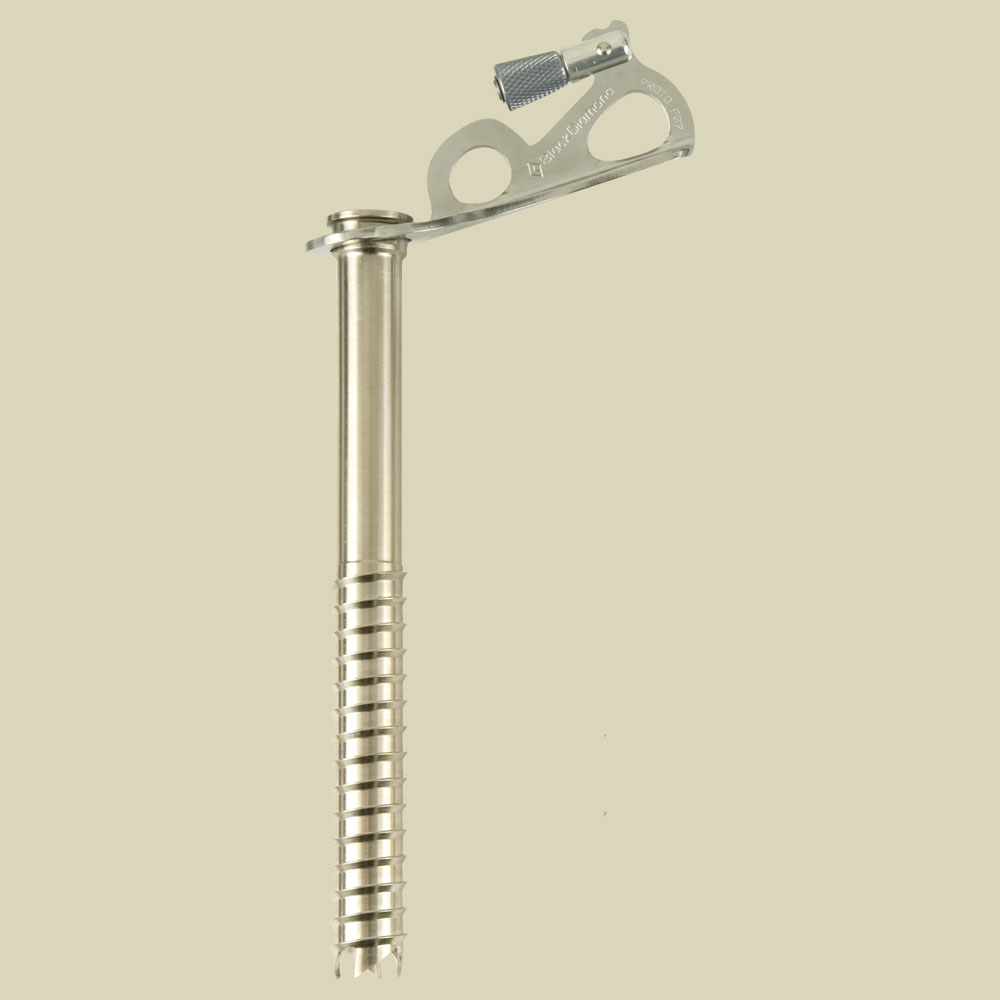 Express Ice Screw Länge 19 cm Farbe gray von Black Diamond
