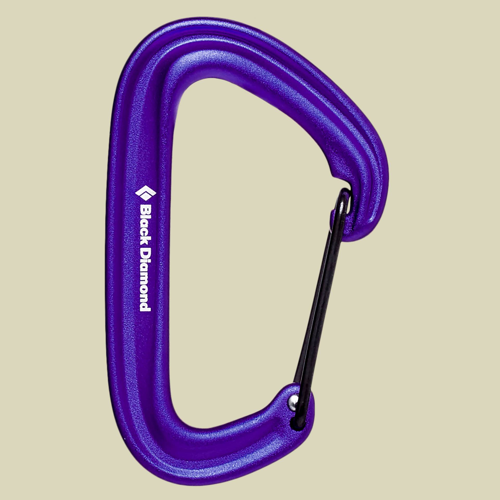 Litewire Carabiner one size lila - purple von Black Diamond