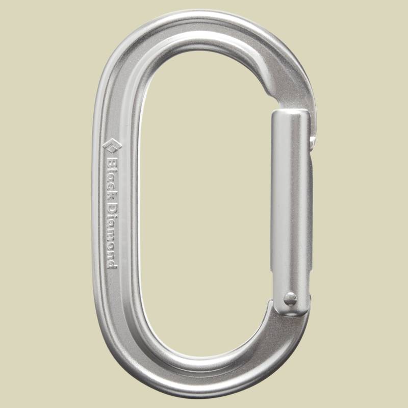 Oval Keylock Karabiner one size grau - polished von Black Diamond