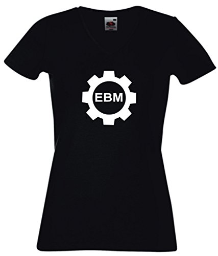 Black Dragon - T-Shirt Damen - Party - Funshirt - Fasching - Freizeit V-Ausschnitt schwarz - Bad Cop - Ebm Zahnrad - S - lustige Tshirts für Frauen Tshirt mit Motiv Black Dragon - T-Shirt Damen - Party - Funshirt - Fasching - Freizeit V-Ausschnitt schwarz - Bad Cop - Ebm Zahnrad - S - lustige Tshirts für Frauen Tshirt mit Motiv von Black Dragon
