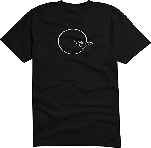 Black Dragon - T-Shirt für Herren schwarz - Mond mit Fledermaus - XL - witziges Funshirt - lustige Motive - Unisex Baumwollshirt - hochwertiger Aufdruck Black Dragon - T-Shirt für Herren schwarz - Mond mit Fledermaus - XL - witziges Funshirt - lustige Motive - Unisex Baumwollshirt - hochwertiger Aufdruck von Black Dragon