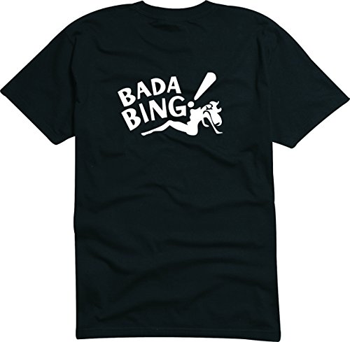 T-Shirt für Herren - Bada Bing Sopranos - witziges Funshirt - lustige Motive - Unisex Baumwollshirt - hochwertiger Aufdruck - Männershirt mit Print T-Shirt für Herren - Bada Bing Sopranos - witziges Funshirt - lustige Motive - Unisex Baumwollshirt - hochwertiger Aufdruck - Männershirt mit Print von Black Dragon