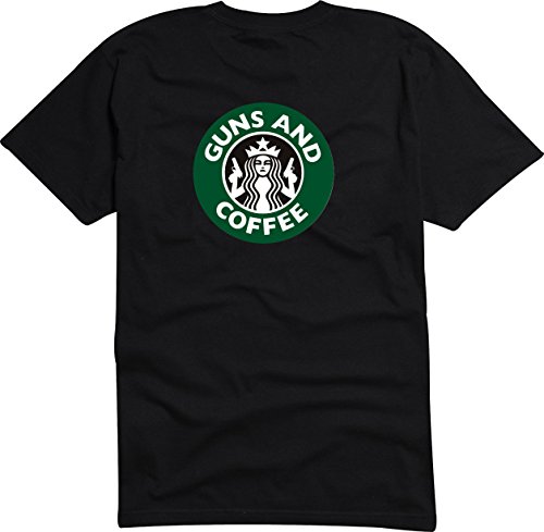 T-Shirt Herren schwarz - digital - Guns and Coffee - XL T-Shirt Herren schwarz - digital - Guns and Coffee - XL von Black Dragon