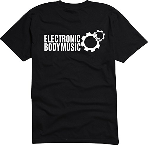 T-Shirt für Herren schwarz - L - Elektronic Body Music - EBM Zahnrad - witziges Funshirt - lustige Motive - Unisex Baumwollshirt - hochwertiger Aufdruck - Männershirt mit Print T-Shirt für Herren schwarz - L - Elektronic Body Music - EBM Zahnrad - witziges Funshirt - lustige Motive - Unisex Baumwollshirt - hochwertiger Aufdruck - Männershirt mit Print von Black Dragon