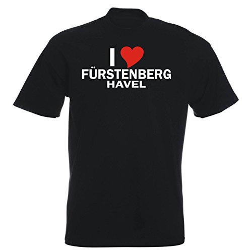 T-Shirt für Herren schwarz - M - Stadt - i Love Fürstenberg - Have - Name Herz - witziges Funshirt - lustige Motive - Unisex Baumwollshirt - hochwertiger Aufdruck - Männershirt mit Print T-Shirt für Herren schwarz - M - Stadt - i Love Fürstenberg - Have - Name Herz - witziges Funshirt - lustige Motive - Unisex Baumwollshirt - hochwertiger Aufdruck - Männershirt mit Print von Black Dragon