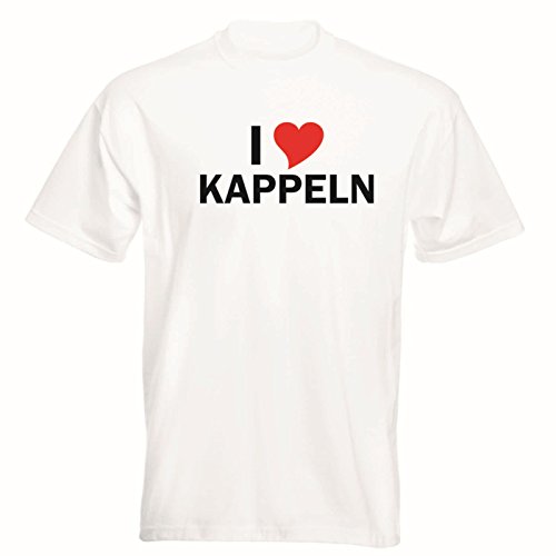 T-Shirt für Herren - weiß - S - Stadt - i Love Kappeln - Name Herz - witziges Funshirt - lustige Motive - Unisex Baumwollshirt - hochwertiger Aufdruck - Männershirt mit Print T-Shirt für Herren - weiß - S - Stadt - i Love Kappeln - Name Herz - witziges Funshirt - lustige Motive - Unisex Baumwollshirt - hochwertiger Aufdruck - Männershirt mit Print von Black Dragon