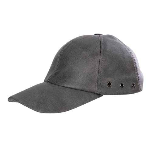 Black Forest Fox States Leder Baseball Cap Hut Schirmmütze in (Graphit-Grau) von Black Forest Fox