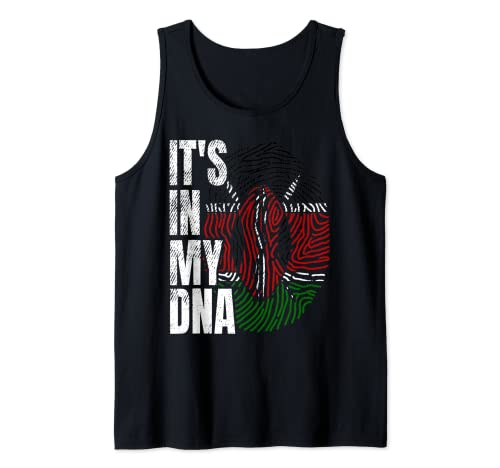 It's in My DNA Kenya National Flag Kenyan Boy Girl Gift Tank Top von Black History Month Clothes Men Women DNA Store