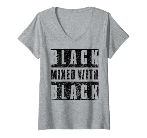 Damen Schwarz gemischt mit schwarzem christlichen König Herren Jungen Kwanzaa Dad T-Shirt mit V-Ausschnitt Damen Schwarz gemischt mit schwarzem christlichen König Herren Jungen Kwanzaa Dad T-Shirt mit V-Ausschnitt von Black History Month Kwanzaa MLK Jr. Day Men Gifts