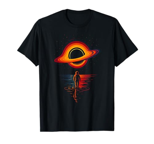 Schwarzes Loch Physik Universum Astrophysiker Astrophysiker Kinder T-Shirt von Black Hole Physics Astrophysics Astronaut Tee