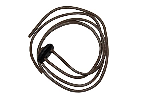 Black Jungle Leder Kinnriemen Hutfangband Fangband für Hut Lederriemen (Charcoal) von Black Jungle