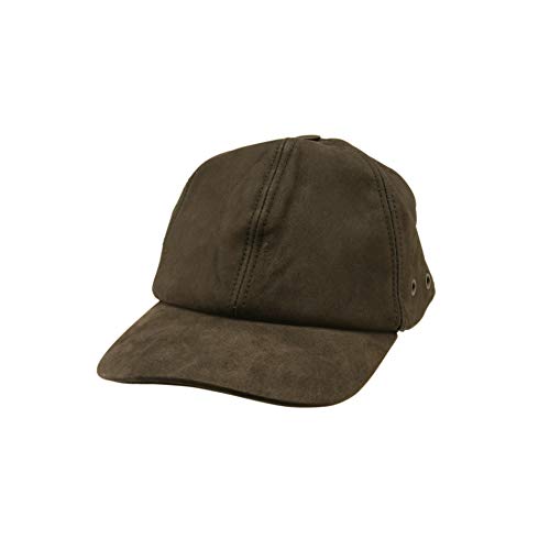 Black Jungle Lederkappe Biker Kappe Ledercape Leathercappy Cap - in schwarz und braun (one-Size, Braun) von Black Jungle