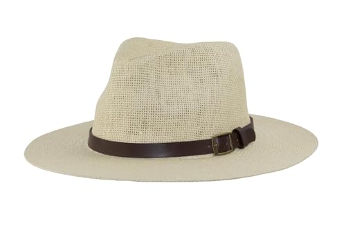 Black Jungle Lennox Sommerhut Strohhut Outdoorhut Sonnenhut Freizeithut (DE/NL/SE/PL, Alphanumerisch, L, XL, Natur) von Black Jungle