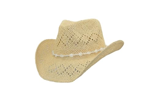 Black Jungle Mariel Sommerhut Strohhut Outdoorhut Sonnenhut Freizeithut (DE/NL/SE/PL, Alphanumerisch, L, XL, Beige) von Black Jungle