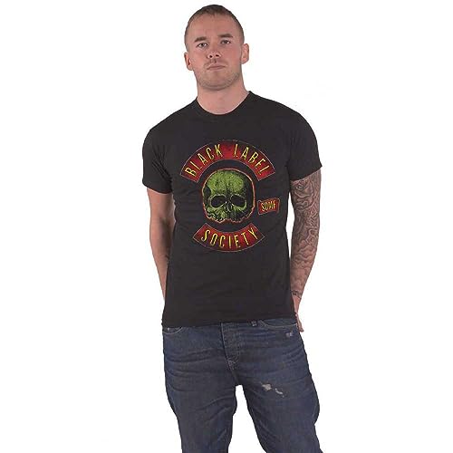 Black Label Society T Shirt Skull Band Logo Nue offiziell Herren Schwarz Black Label Society T Shirt Skull Band Logo Nue offiziell Herren Schwarz von Black Label Society