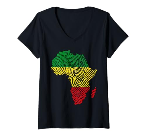 Damen Black Girl Magic Black Month History Black Lives Matter T-Shirt mit V-Ausschnitt Damen Black Girl Magic Black Month History Black Lives Matter T-Shirt mit V-Ausschnitt von Black Month History Tees & Co.