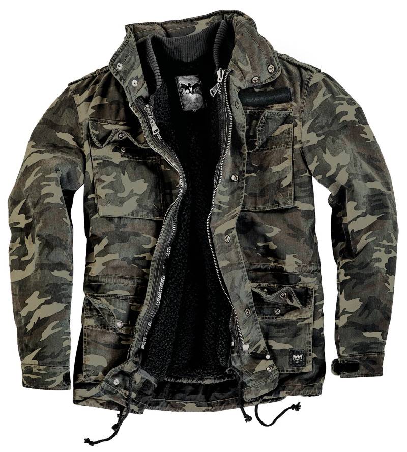 Black Premium by EMP Army Field Jacket Winterjacke camouflage in S von Black Premium by EMP