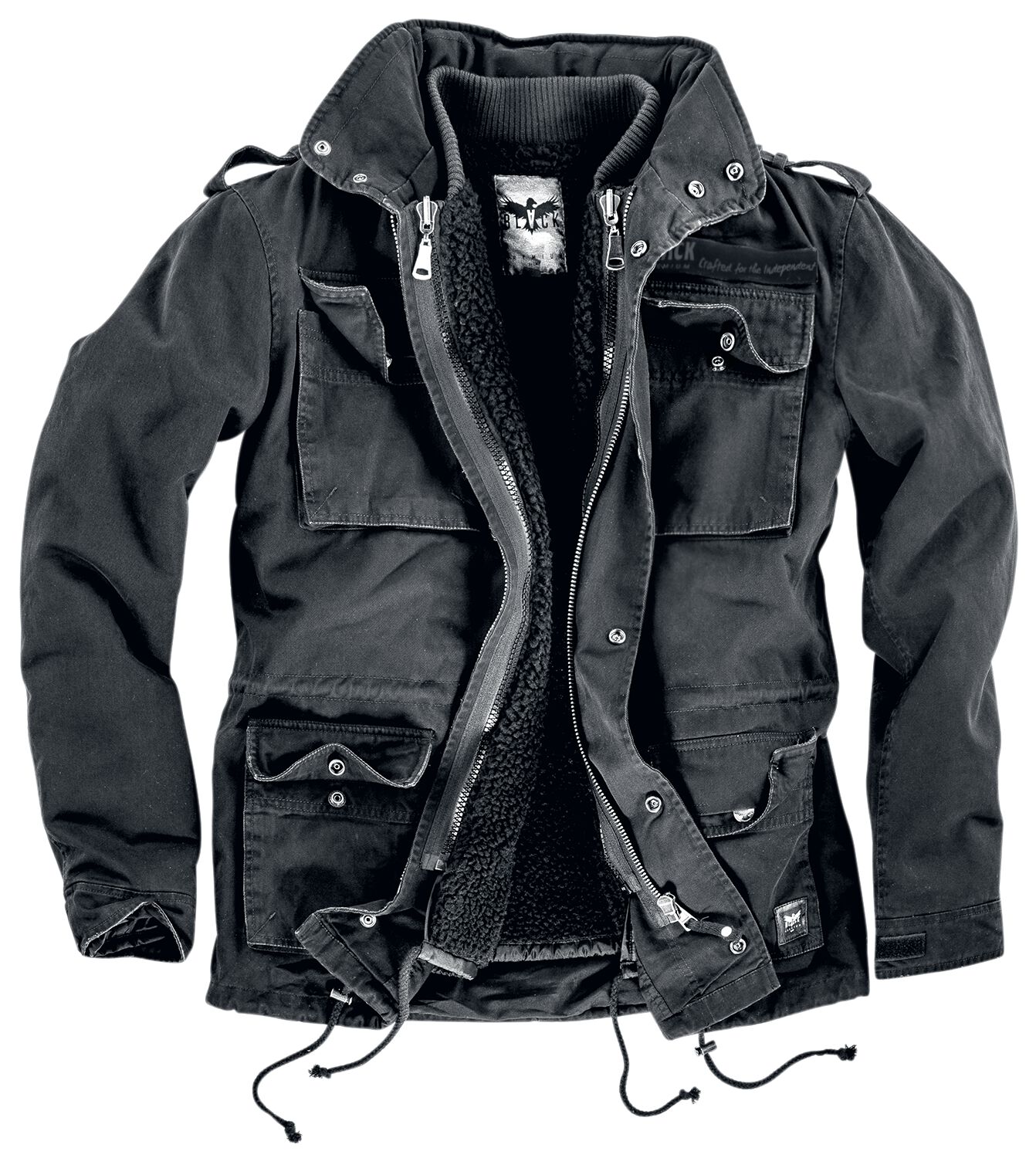 Black Premium by EMP Army Field Jacket Winterjacke schwarz in 3XL von Black Premium by EMP