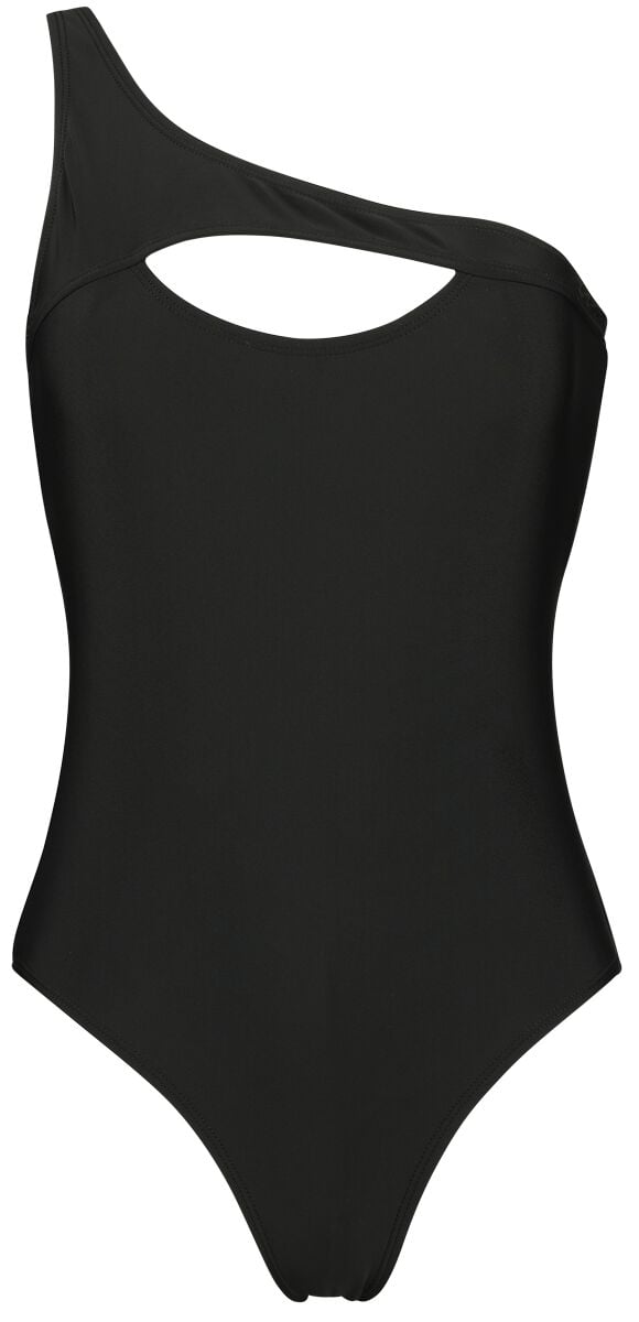 Black Premium by EMP Badeanzug - Asymmetric Swimsuit - S bis XXL - für Damen - Größe L - schwarz von Black Premium by EMP