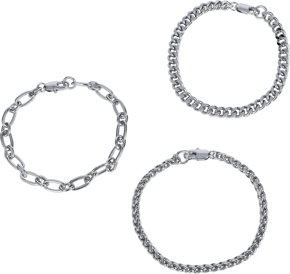 Black Premium by EMP Basic Armband-Set silberfarben Black Premium by EMP Basic Armband-Set silberfarben von Black Premium by EMP