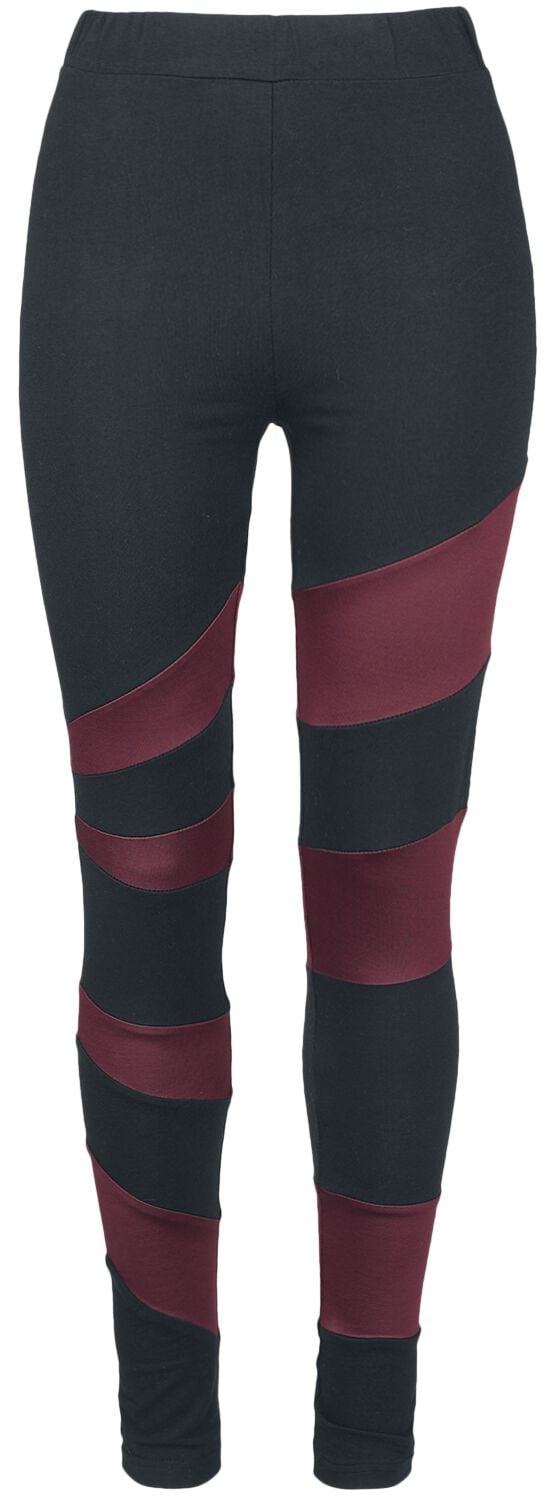 Black Premium by EMP Built For Comfort Leggings schwarz rot in L von Black Premium by EMP
