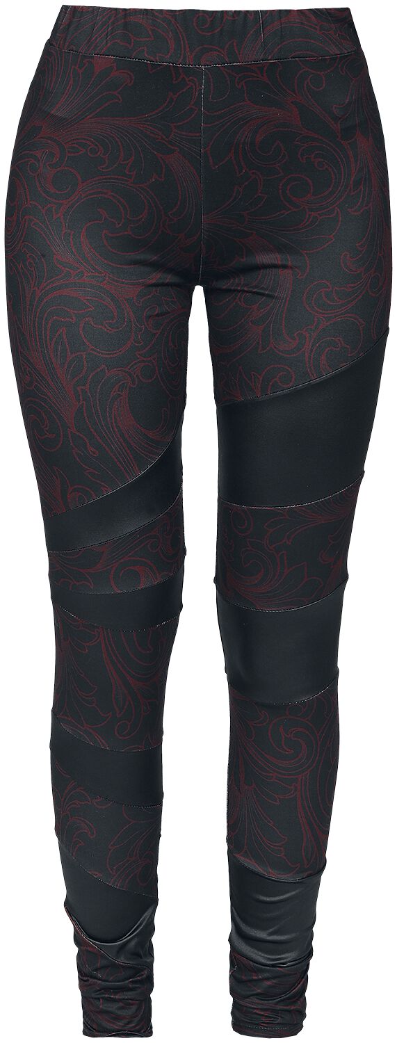 Black Premium by EMP Built For Comfort Leggings schwarz rot in XL von Black Premium by EMP