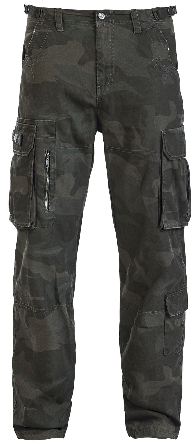 Black Premium by EMP - Camouflage/Flecktarn Cargohose - Army Vintage Trousers - S bis 5XL - für Männer - Größe XXL - darkcamo Black Premium by EMP - Camouflage/Flecktarn Cargohose - Army Vintage Trousers - S bis 5XL - für Männer - Größe XXL - darkcamo von Black Premium by EMP