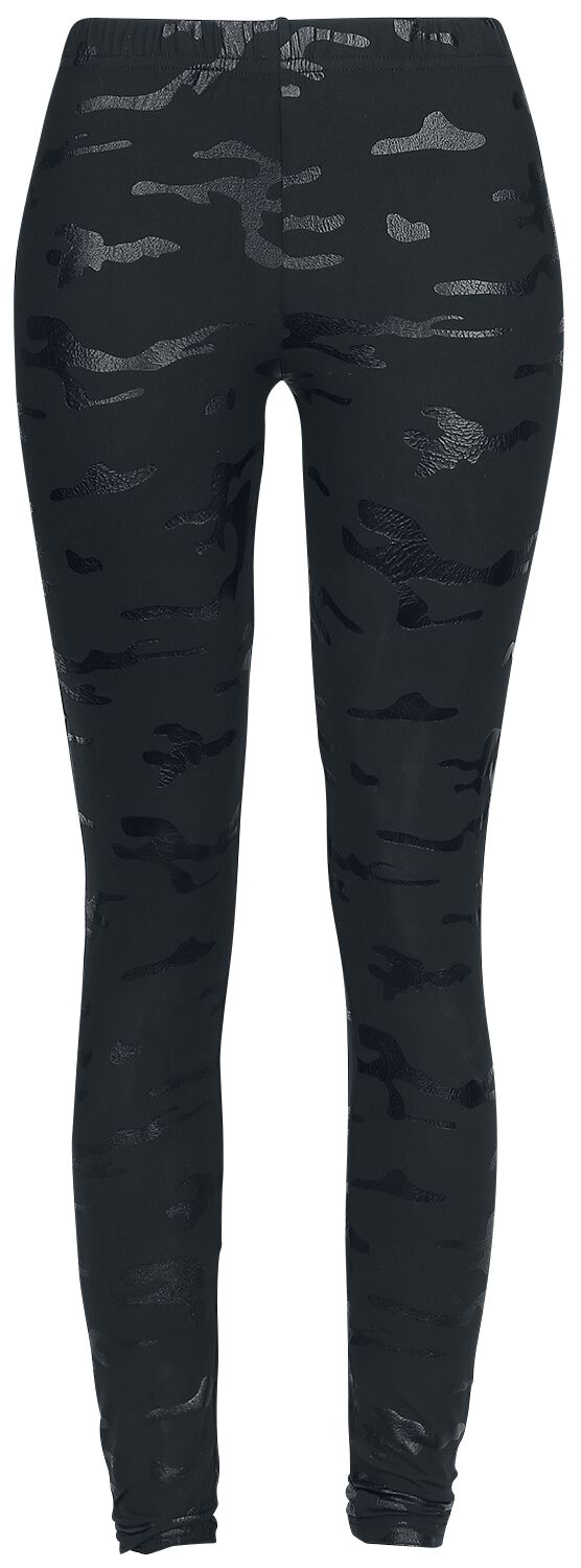 Black Premium by EMP - Camouflage/Flecktarn Leggings - Built For Comfort - XS bis 5XL - für Damen - Größe 4XL - schwarz von Black Premium by EMP