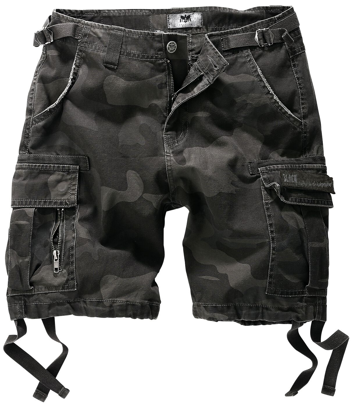 Black Premium by EMP - Camouflage/Flecktarn Short - Army Vintage Shorts - 27 bis 36 - für Damen - Größe 29 - camouflage von Black Premium by EMP