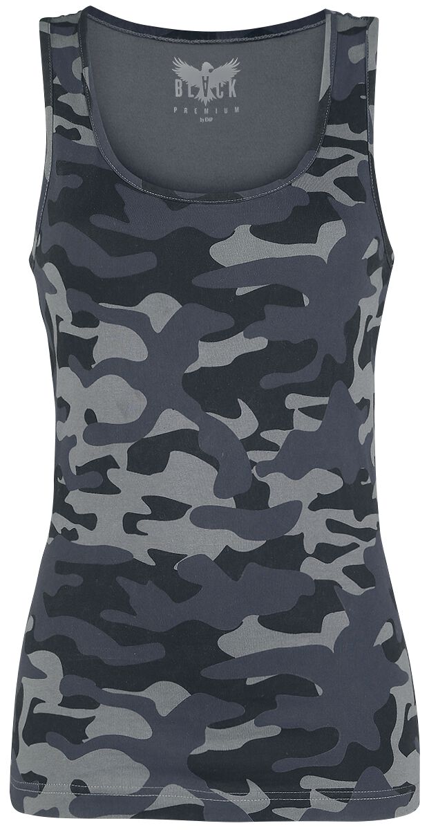 Black Premium by EMP - Camouflage/Flecktarn Top - Back On Top - XS bis XXL - für Damen - Größe XS - camouflage von Black Premium by EMP